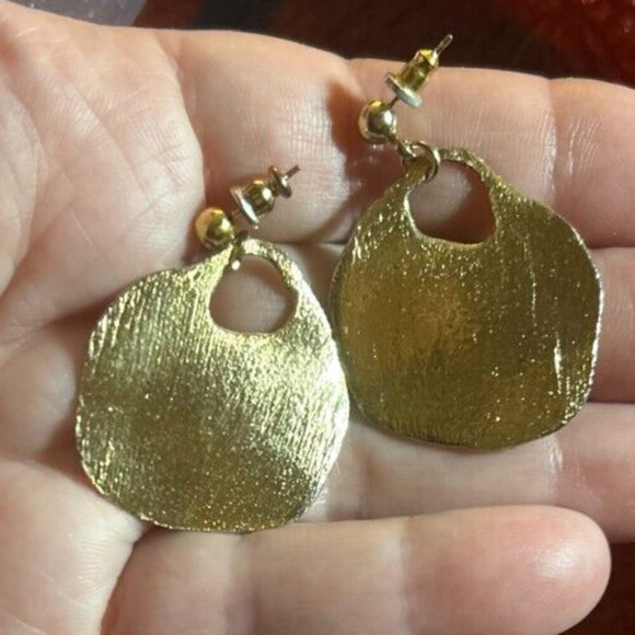 Vintage 1960s Butterfly Drop Earrings - Picture 14 of 16